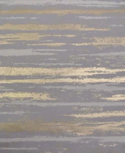 Antonina Vella Modern Metals Atmosphere Wallpaper - Grey & Gold