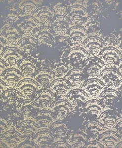 Antonina Vella Modern Metals Eclipse Wallpaper - Grey & Gold