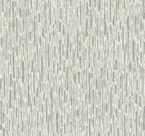 Antonina Vella Modern Metals Metallic Cascade Wallpaper - Cream & Silver