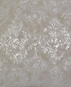 Antonina Vella Modern Metals Stargazer Wallpaper - White & Silver