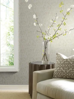 Antonina Vella Modern Metals Shimmering Patina Wallpaper - Neutral & Gold