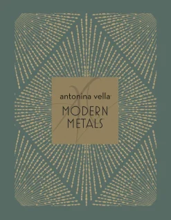 Antonina Vella Modern Metals Ebb And Flow Wallpaper - Khaki & Gold