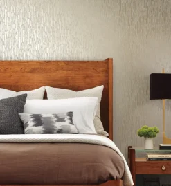 Antonina Vella Modern Metals Metallic Cascade Wallpaper - Neutral & Gold