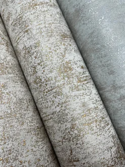 Antonina Vella Modern Metals Shimmering Patina Wallpaper - Neutral & Gold