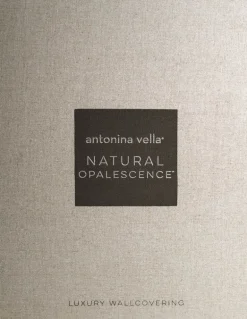 Antonina Vella Natural Opalescence Faux Capiz Wallpaper - Putty