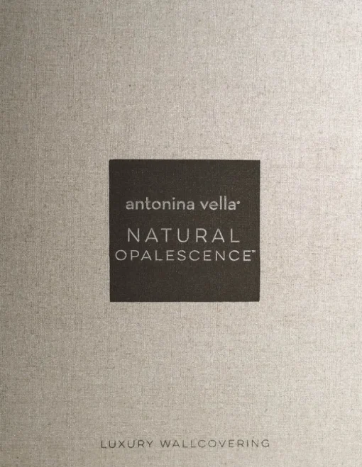 Antonina Vella Natural Opalescence Faux Capiz Wallpaper - Putty