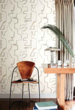 Artistic Abstracts Abstract Aura Wallpaper - Brown