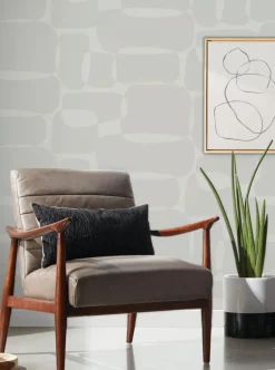 Artistic Abstracts Block Wallpaper - Gray