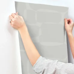 Artistic Abstracts Block Wallpaper - Gray
