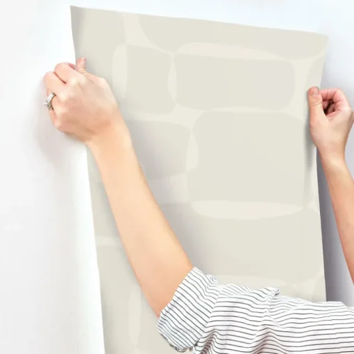 Artistic Abstracts Block Wallpaper - Brown