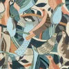 Artistic Abstracts Fauvist Flock Wallpaper - Multi