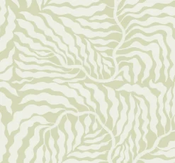 Artistic Abstracts Fern Fronds Wallpaper - Green
