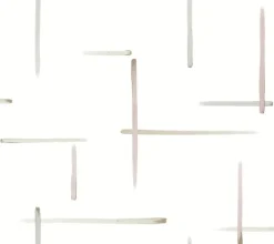 Artistic Abstracts Gilded Sumi-E Wallpaper - Brown