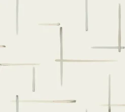 Artistic Abstracts Gilded Sumi-E Wallpaper - Brown