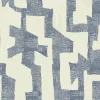 Artistic Abstracts Modern Tribal Wallpaper - Blue