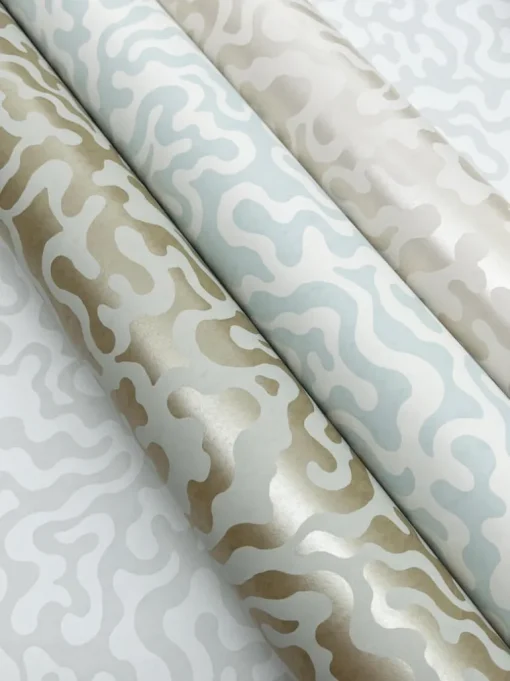 Artistic Abstracts Nebulous Cloud Wallpaper - Gray
