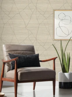 Artistic Abstracts Raska Wallpaper - Brown