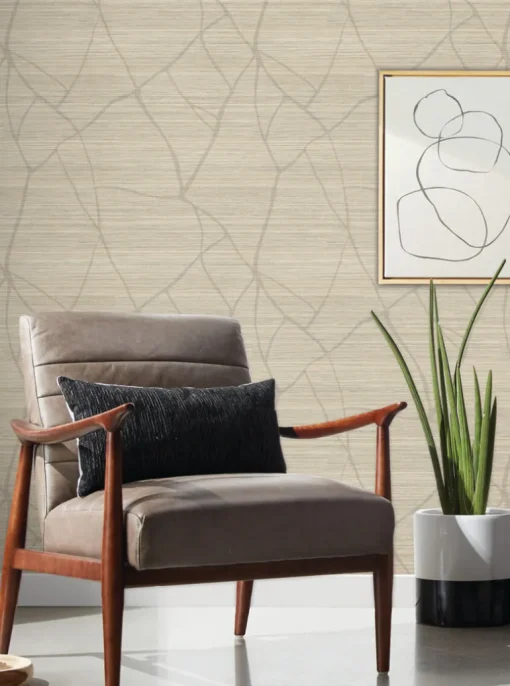 Artistic Abstracts Raska Wallpaper - Brown