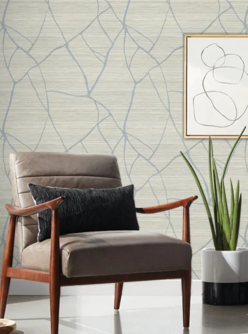 Artistic Abstracts Raska Wallpaper - Blue