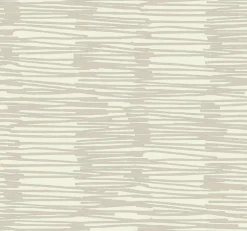 Artistic Abstracts Water Reed Thatch Wallpaper - Brown