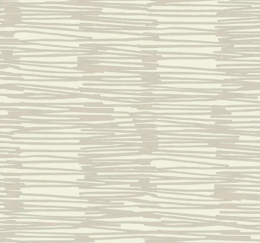Artistic Abstracts Water Reed Thatch Wallpaper - Brown