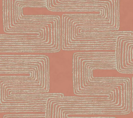Artistic Abstracts Zulu Thread Wallpaper - Red