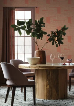 Artistic Abstracts Zulu Thread Wallpaper - Red