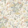 A-Street Prints Botanica Hava Meadow Flowers Wallpaper - Neutral