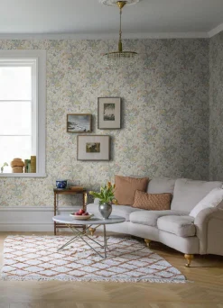 A-Street Prints Botanica Hava Meadow Flowers Wallpaper - Neutral
