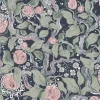 A-Street Prints Botanica Kort Fruit & Floral Wallpaper - Dark Blue