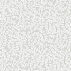 A-Street Prints Botanica Lindlöv Leafy Vines Wallpaper - Grey