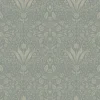 A-Street Prints Botanica Mara Tulip Ogee Wallpaper - Green