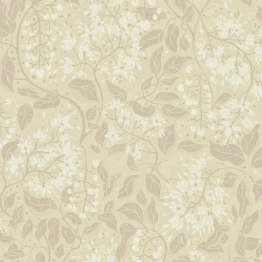 A-Street Prints Botanica Turi Twining Vines Wallpaper - Wheat