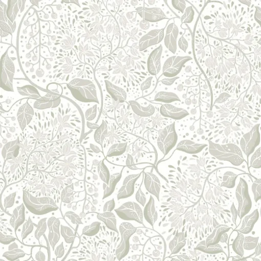 A-Street Prints Botanica Turi Twining Vines Wallpaper - Sage