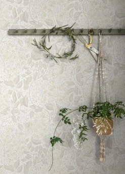 A-Street Prints Botanica Turi Twining Vines Wallpaper - Khaki