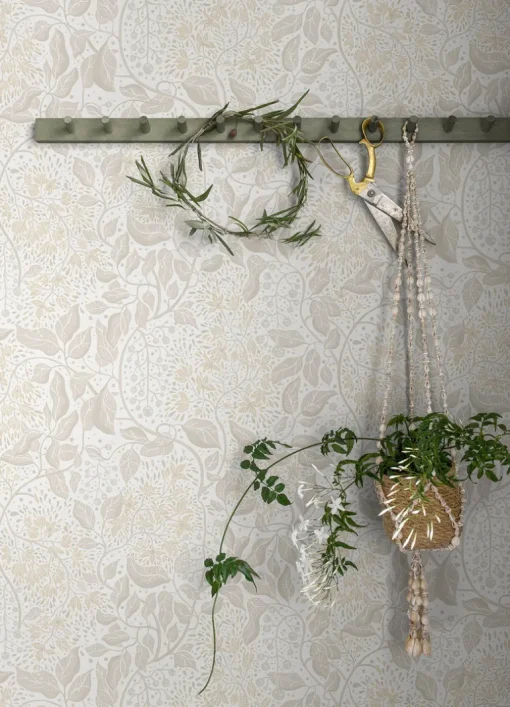 A-Street Prints Botanica Turi Twining Vines Wallpaper - Khaki