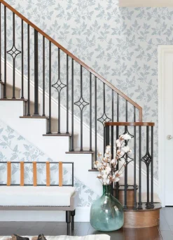 A-Street Prints Georgia Ardell Wallpaper - Light Blue