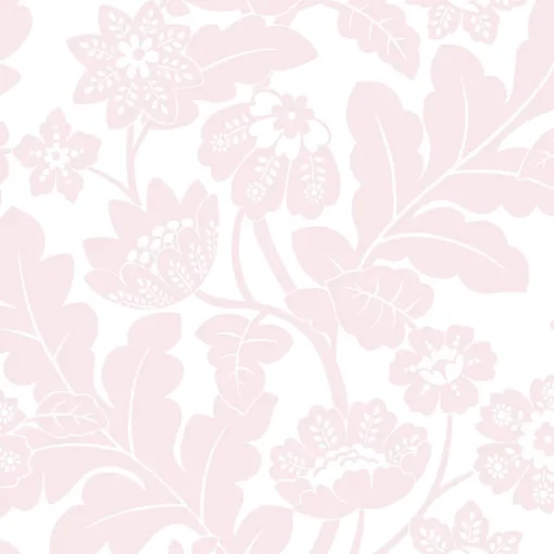 A-Street Prints Georgia Augusta Flock Wallpaper - Pink