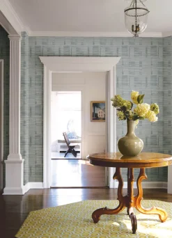 A-Street Prints Georgia Callaway Wallpaper - Denim
