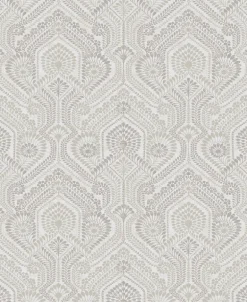 A-Street Prints Georgia Fernback Wallpaper - Grey
