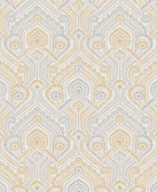A-Street Prints Georgia Fernback Wallpaper - Yellow
