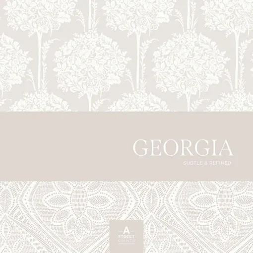 A-Street Prints Georgia Fernback Wallpaper - Yellow