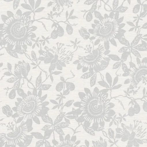 A-Street Prints Georgia Helen Wallpaper - Light Grey