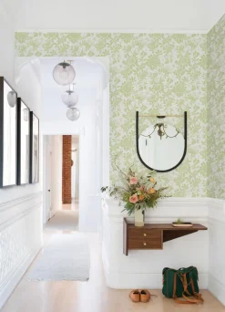 A-Street Prints Georgia Helen Wallpaper - Light Green