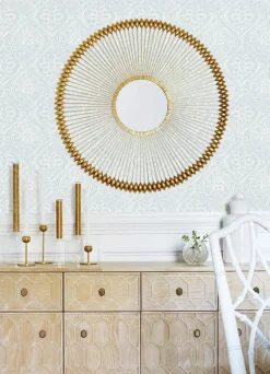 A-Street Prints Georgia Scout Wallpaper - Light Blue
