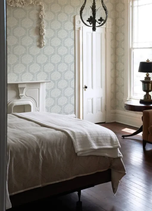 A-Street Prints Georgia Zaria Wallpaper - Light Blue