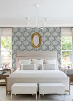 A-Street Prints Georgia Zaria Wallpaper - Slate