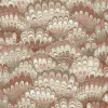 A-Street Prints Haberdashery Octavia Marbled Ink Wallpaper - Ruby