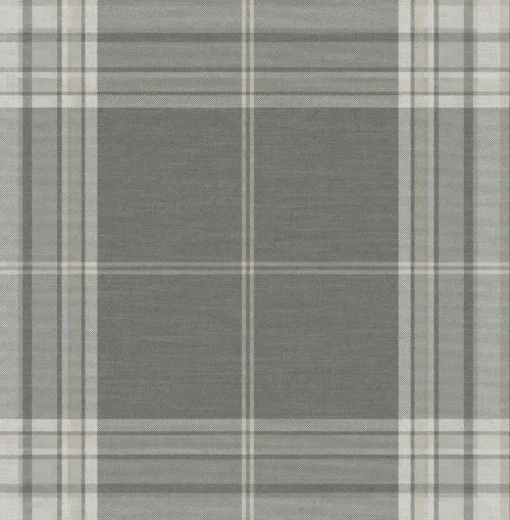 A-Street Prints Haberdashery Westley Plaid Wallpaper - Grey