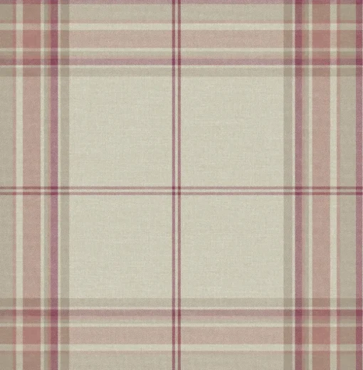 A-Street Prints Haberdashery Westley Plaid Wallpaper - Magenta